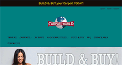 Desktop Screenshot of carportworldinc.com